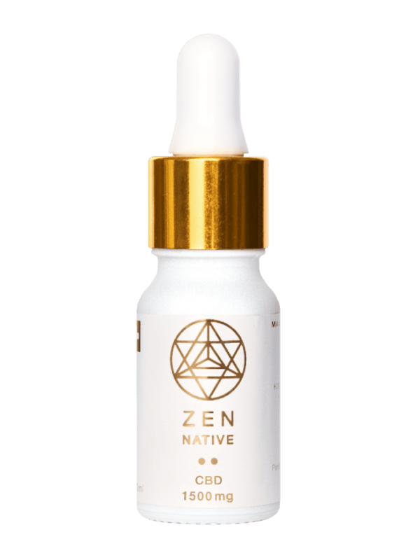 CBD Kristall Seerum Õli Zen Native 10ml 1500mg CBD